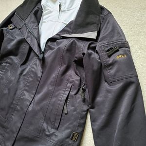 Roxy pinstrip snowboarding pant and jacket set